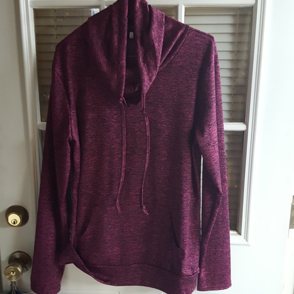 Tops - Silky, lightweight cowneck  top